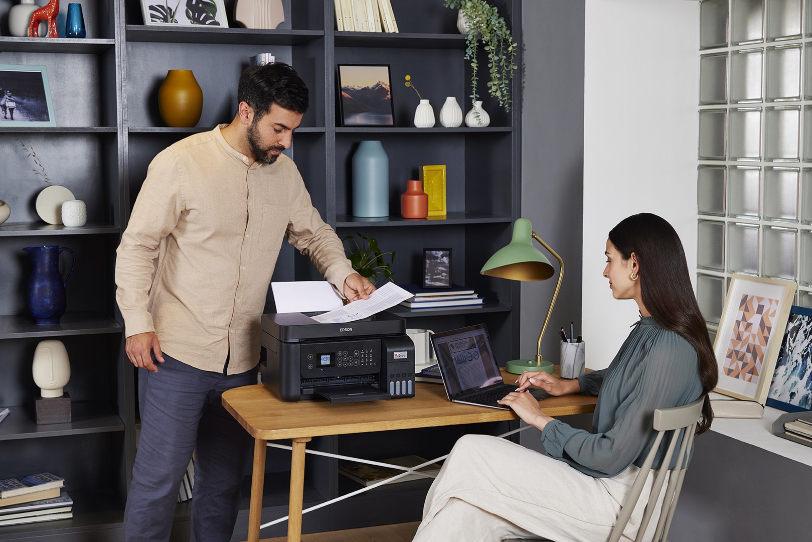 Printer multifunksional Epson L5290, Inkjet, i zi