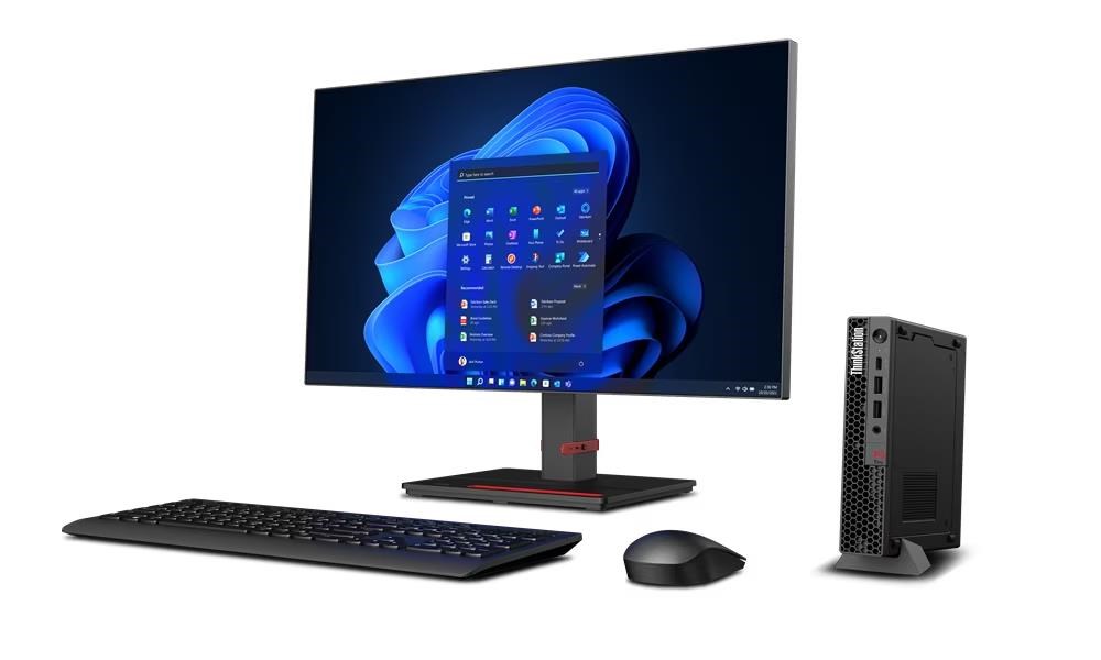 PC desktop Lenovo ThinkStation P3 Tiny Gen 2, Intel Core Ultra 7, 32GB RAM, 512GB SSD, i zi