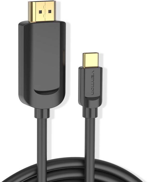 Kabllo Vention USB C në HDMI, 2m, 4K 60Hz, e zezë