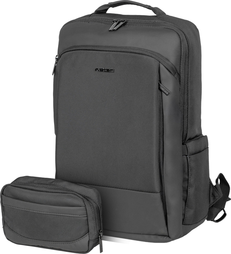 Çantë shpine për laptop NATEC Kudu Plus, 15.6", e zezë