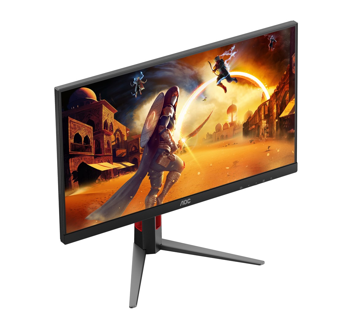 Monitor gaming AOC G4 27G4HA, 27", Full HD, LED, i zi me të kuqe