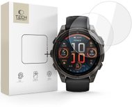 Xham mbrojtës Tech-Protect Glass Fit+ për Garmin Fenix 8 47mm, set 2 copë, transparent