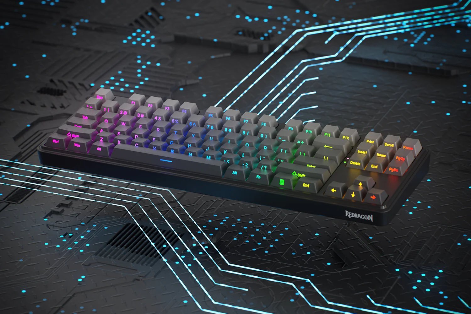 Tastierë mekanike Redragon Star Blade K707 Pro, TKL, RGB, me valë