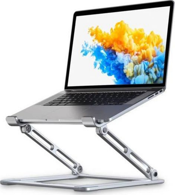 Држач за лаптоп Tech-Protect Prodesk, алуминиум, до 17", сив
