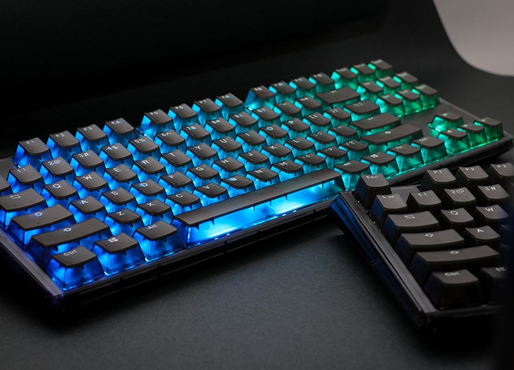 Tastierë Ducky One 3 Aura TKL, MX-Blue, RGB, e zezë