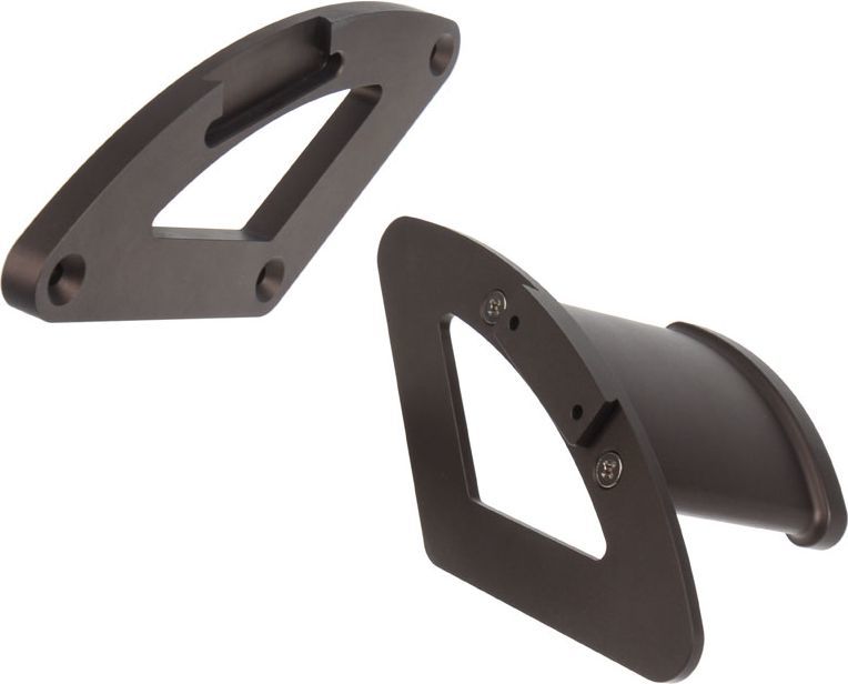 Mbajtëse për kufje SilverStone, alumini, e zezë