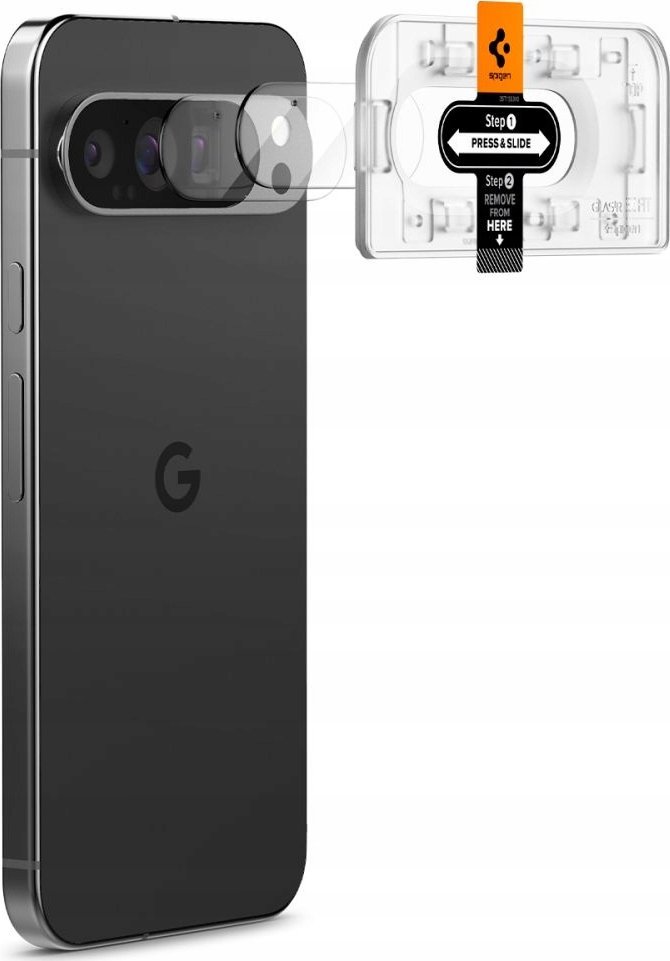 Mbrojtësja e kamerës Spigen Optik.TR EZ Fit për Google Pixel 9 Pro XL, 2 copë, transparente