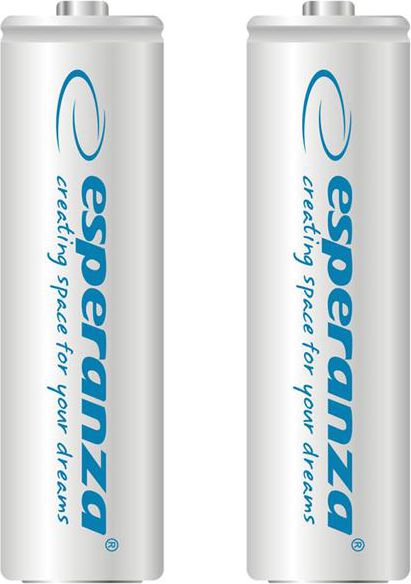 Bateri të rikarikueshme Esperanza AA R6, 2000mAh, 2 copë, të bardha