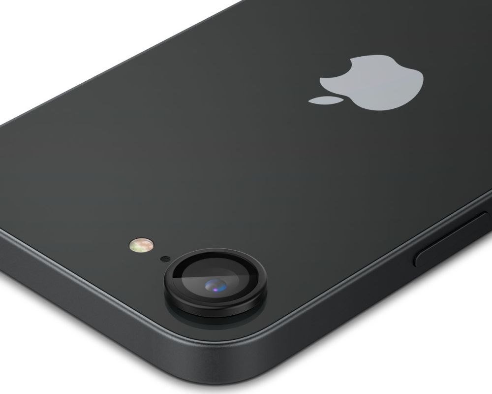Mbrojtësja e kamerës Spigen Optik Pro Glas.tR EZ Fit, iPhone 16e, 2 copë, e zezë