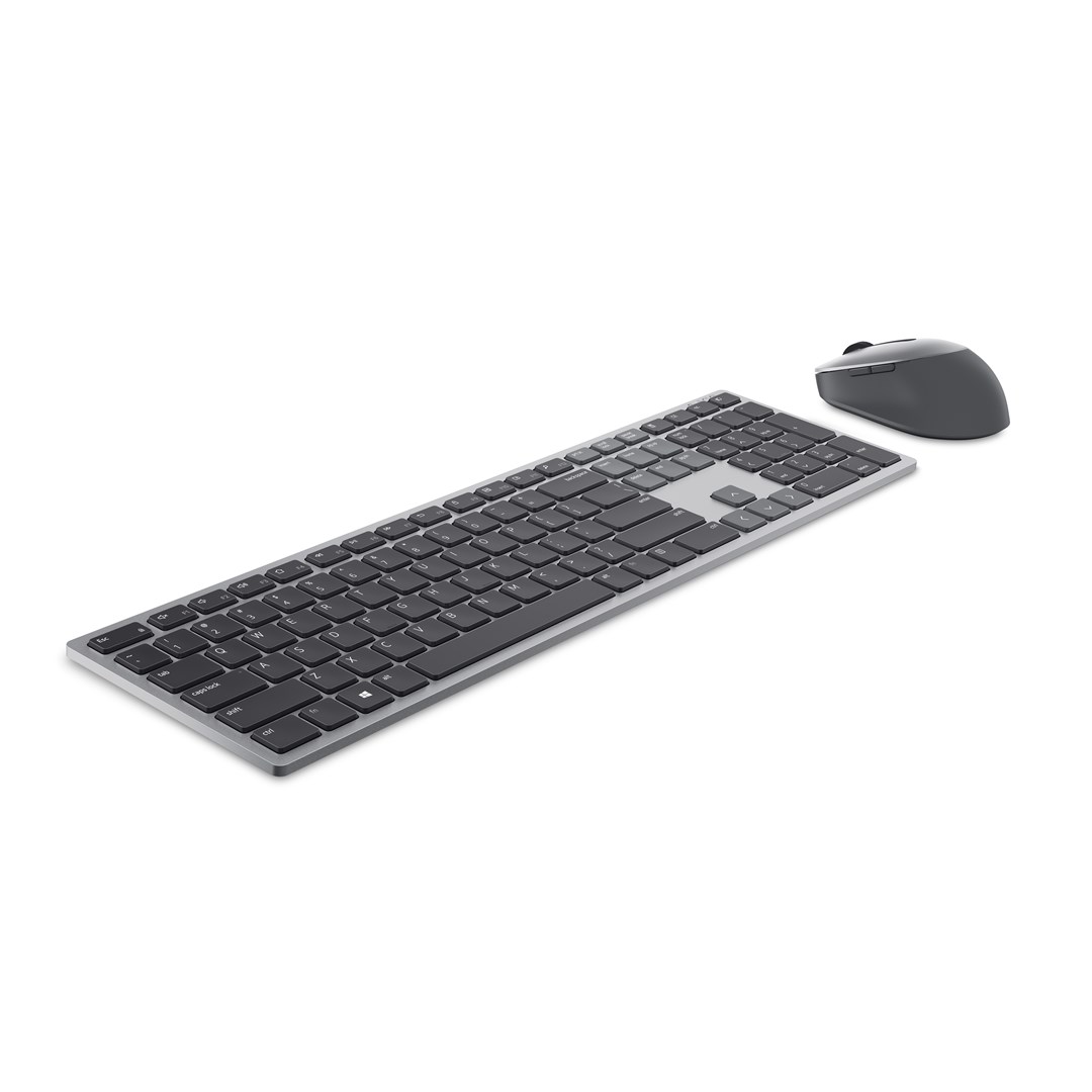 Set tastierë Dell KM7321W RF Wireless + maus Bluetooth, US Int, i hirtë/ zi
