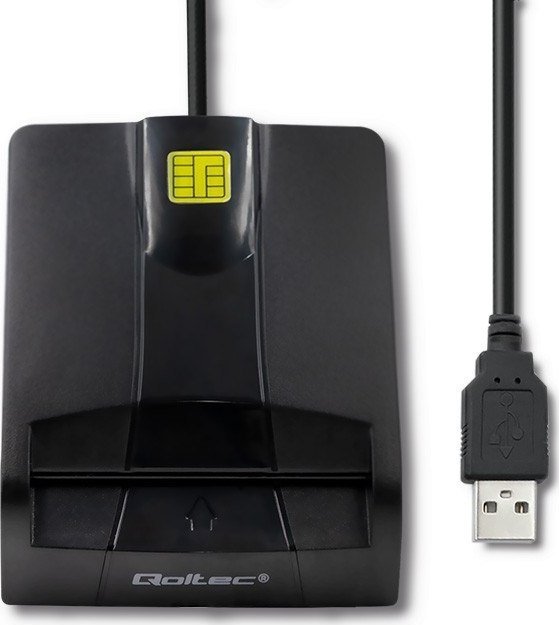 Lexues kartelash Qoltec SCR-0634, USB Type C dhe USB, i zi