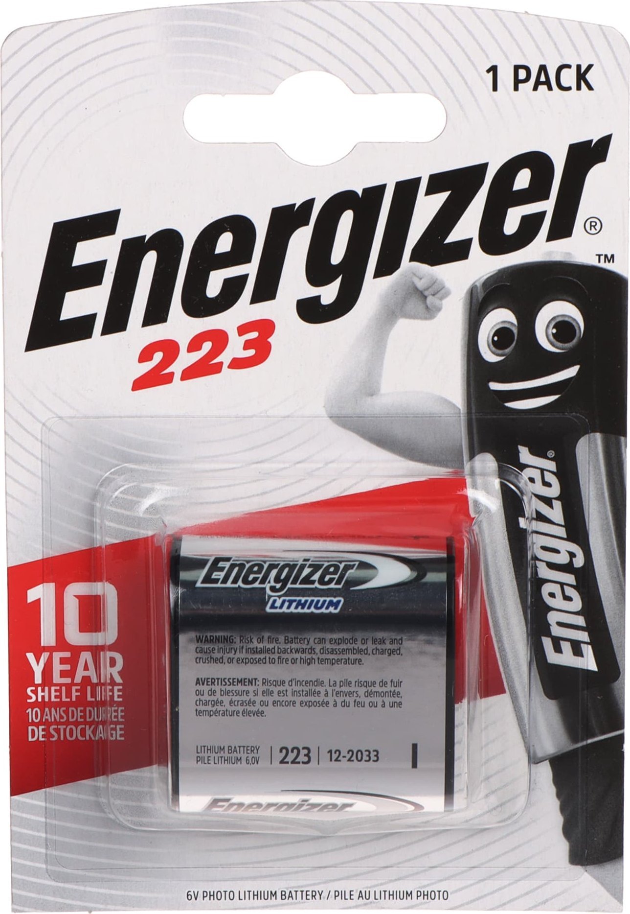 Bateri litium Energizer CRP2, 6V, 1500mAh