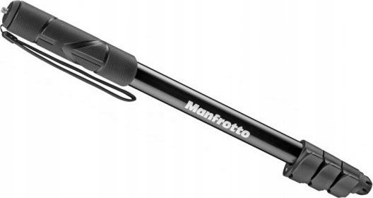 Kit tripod për VR Manfrotto VR Pixi Evo, alumini, 4 seksione, i zi