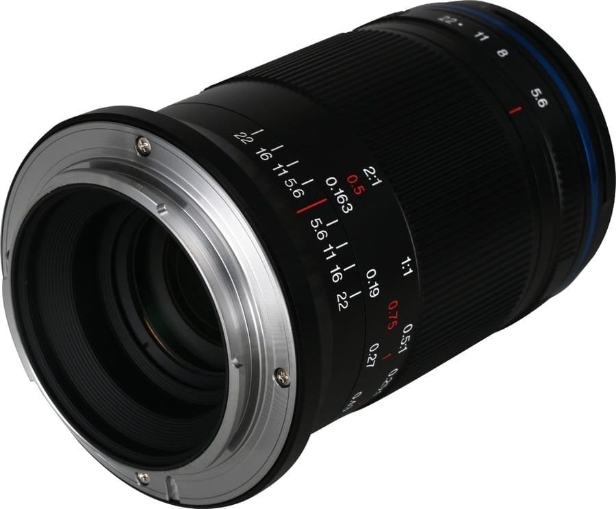 Objektiv Venus Optics Laowa Leica M 85mm f/5.6 Ultra Macro APO, për kamera mirrorless, i zi