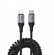 Kabllo karikimi Hoco X121, USB C në Lightning, 1.5m, 27W, i zi