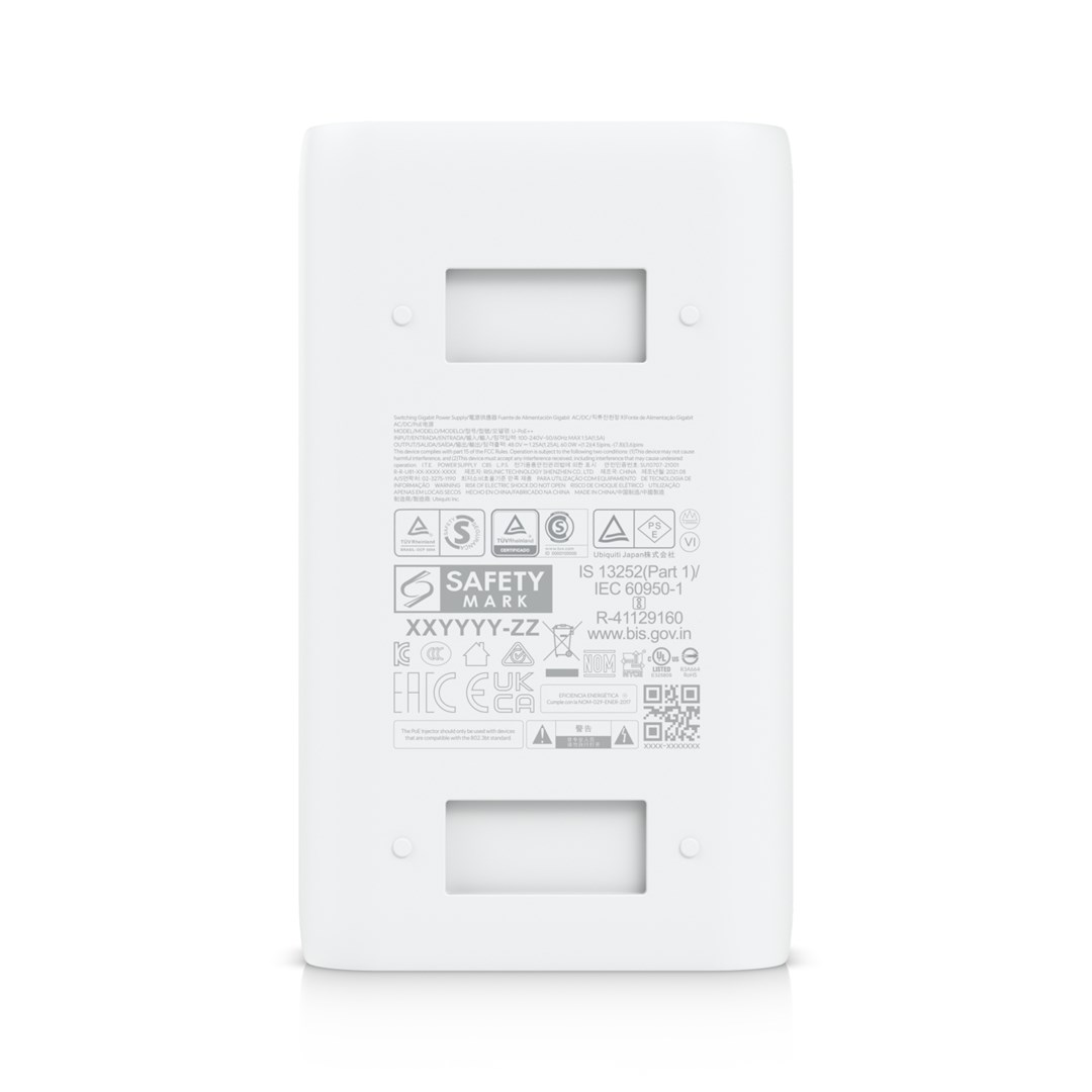 Adapter PoE Ubiquiti UISP U-PoE++, Gigabit, 48V 60W