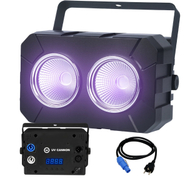 Reflektor skenik Light4Me UV Cannon, 2x50W LED COB UV, efekt strobe, i zi