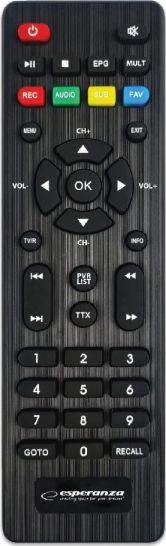 Dekoder TV Esperanza EV106R, DVB T T2, PVR, i zi