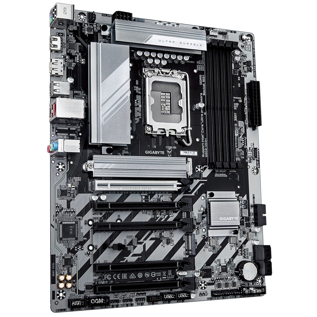 Pllakë amë GigaByte MB Intel Core Ultra, 2.5GbE LAN