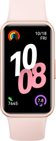 Byzylyk inteligjent Huawei Band 10, ekran 1.47" AMOLED, rezistent ndaj ujit 50 m, rozë