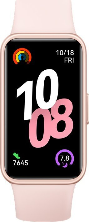 Byzylyk inteligjent Huawei Band 10, ekran 1.47" AMOLED, rezistent ndaj ujit 50 m, rozë