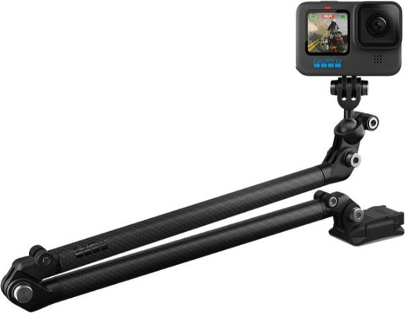 Set aksesorësh GoPro Boom + Adhesive Mounts, krah karboni, nyje rrotulluese