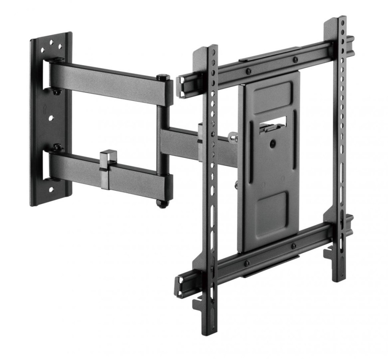 Mbajtës TV për mur Serioux TV61-443, 32"-70", 50 kg, i zi
