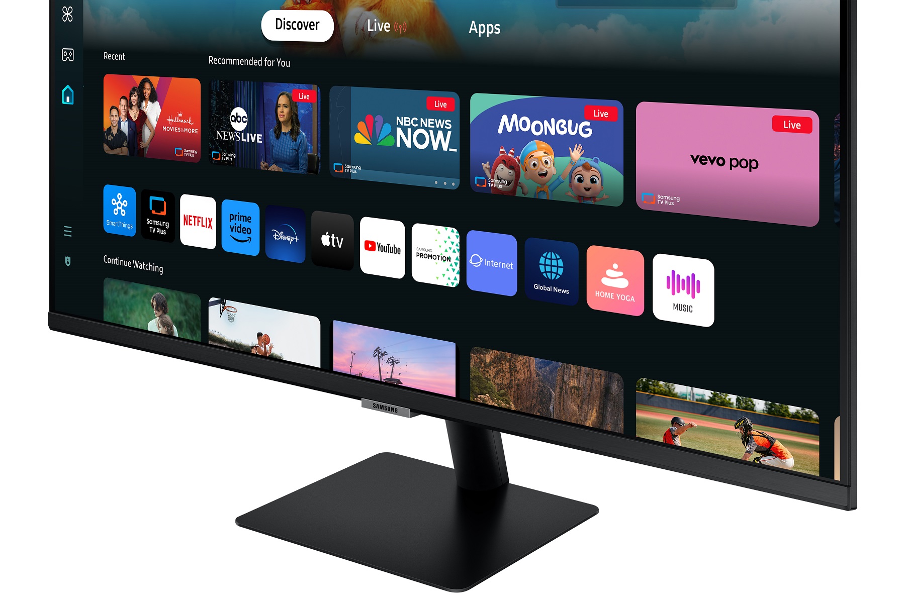 Monitor Samsung Smart M5 LS32DM500EUXDU, 32", VA, FHD, i zi