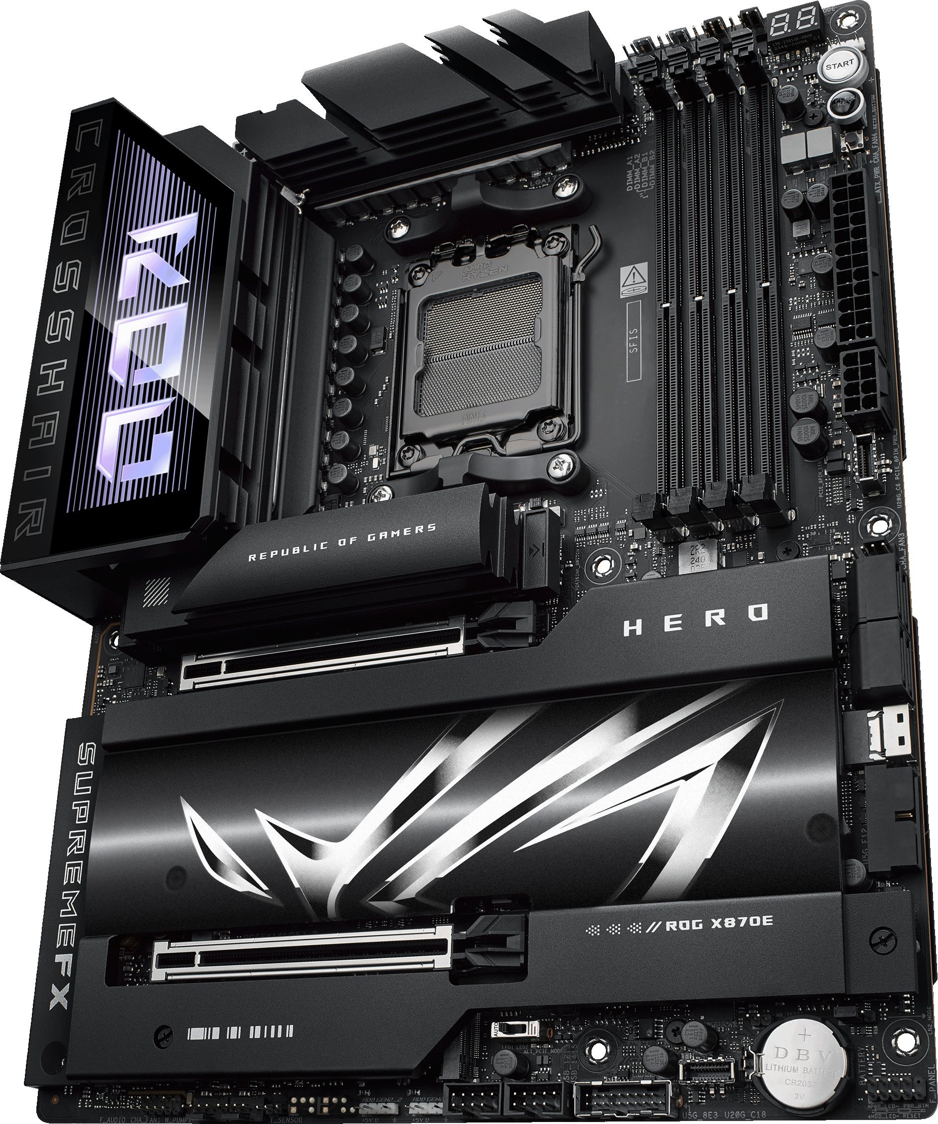 Pllakë amë ASUS ROG Crosshair X870E Hero