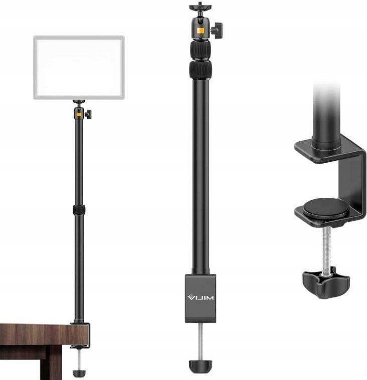 Mbajtëse tavoline për studio Ulanzi LS01, lartësi 37 96 cm, ngarkesë 1.5 kg, e zezë