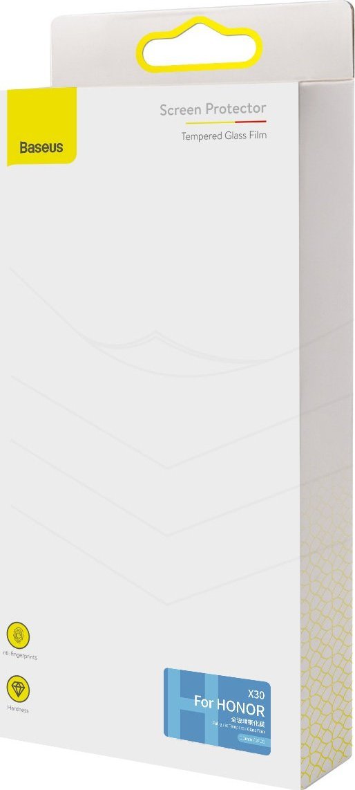 Qelq mbrojtës Baseus për Honor X30, 0.3mm, set 2 copë, transparent