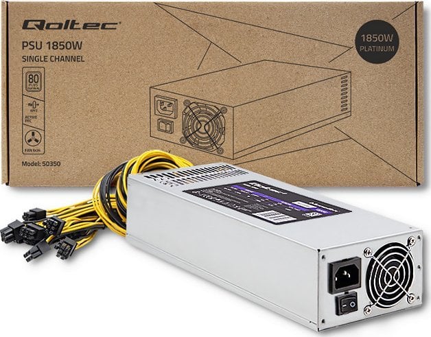 Burim energjie Qoltec Gaming Miner 50350 Inny, 1850W