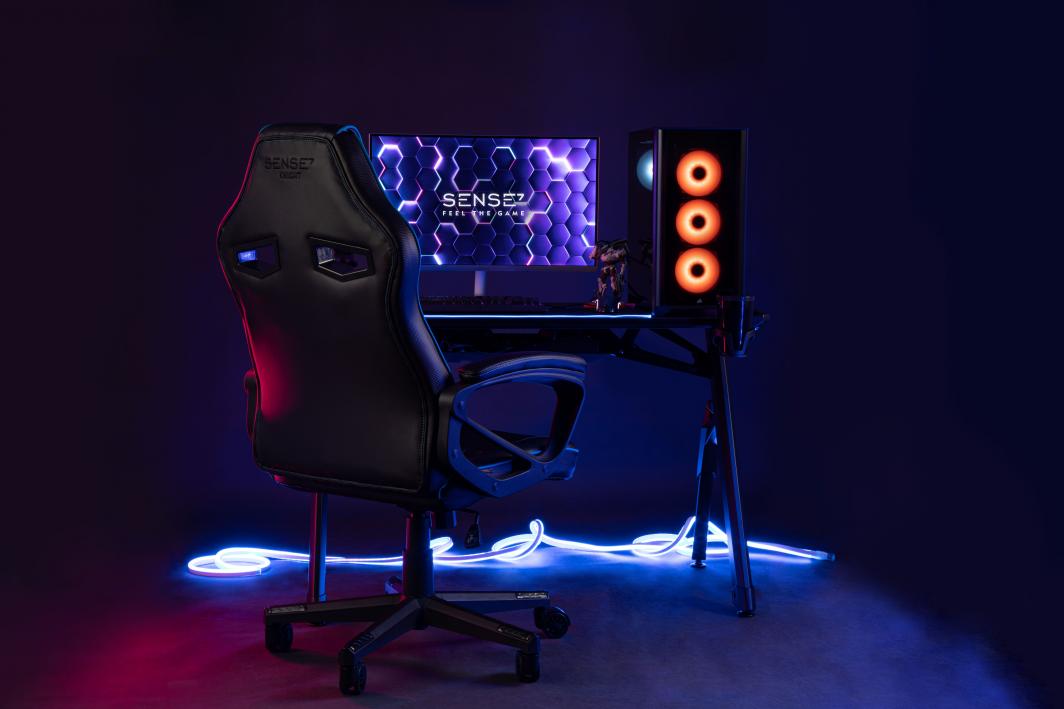 Karrige SENSE7 Knight, e zezë/ hirtë