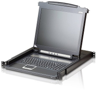 Konsolë LCD KVM Aten CL1000M, 17", 1U rack, PS/2 USB VGA, e zezë