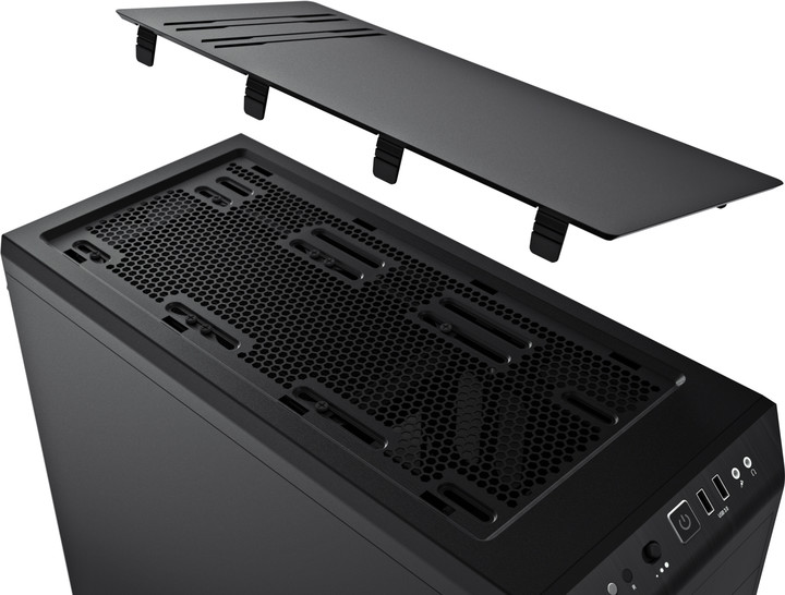 Kasë Pure Base 600 BE QUIET, e zezë