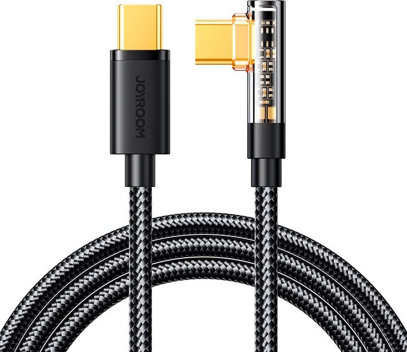 Kabllo USB C në USB C Joyroom JYR651, 1.2m, 100W, e zezë