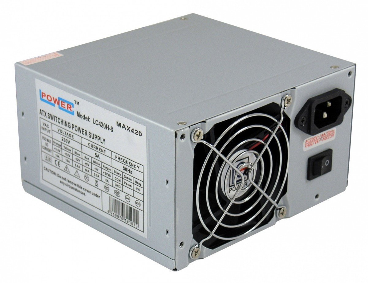 Furnizues energjie LC-Power ATX, 400W, ventilator 120mm, i zi 3