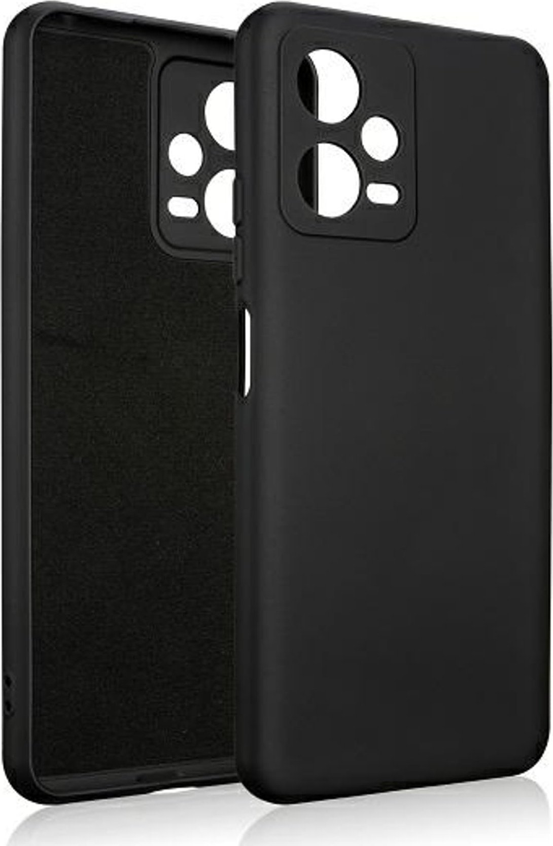 Kapak silikon Beline për Xiaomi Redmi Note 13 Pro+ 5G, mat, i zi