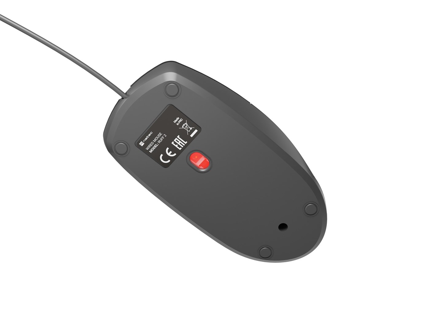 Maus Natec Ruff 2 NMY-1987, 1000 DPI, me kabllo USB, i zi