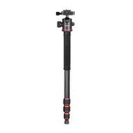 Tripod fotografik Neewer N55C, 66"/168cm, fibër karboni, i zi