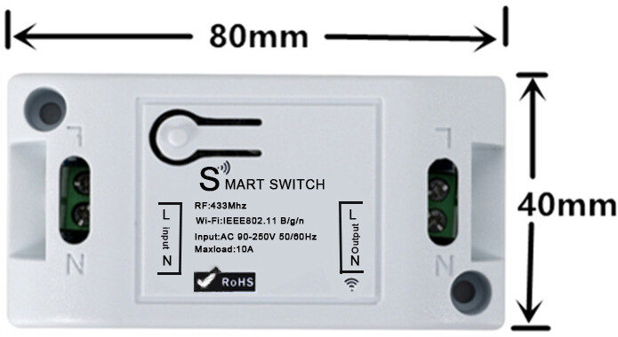 Modul ritransmetimi iQtech SmartLife SB002, Wi-Fi, me kontrollues