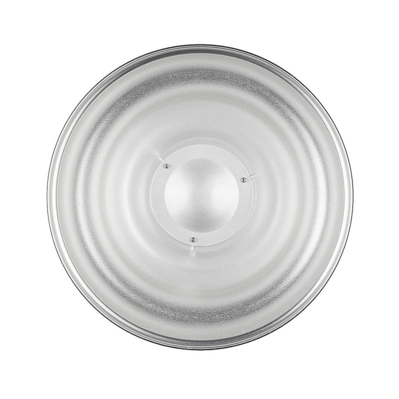 Quadralite Wave Beauty Dish silver 42cm with Bowens Adapter