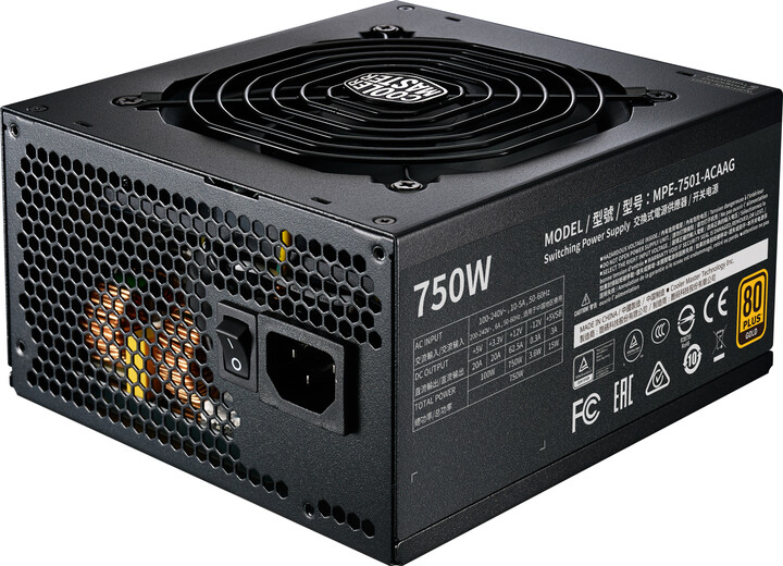 Burim energjie Cooler Master MWE Gold V2 MPE-7501-AFAAG-EU , 750W
