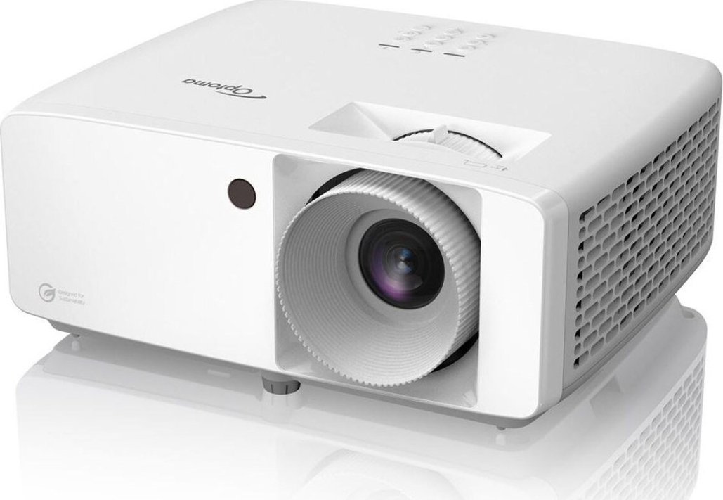 Projektor Optoma ZH420, Full HD 1080p, lazer, i bardhë