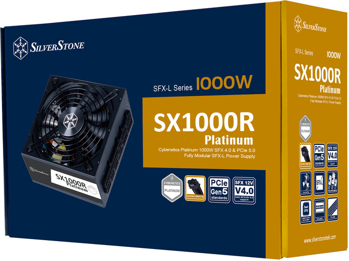 Burim energjie SilverStone SX1000R-PL Platinum SFX-L SST-SX1000R-PL , 1000W
