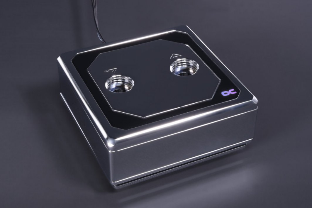 Bllok uji Alphacool 13083, bakër dhe bronz, RGB 5 V, krom