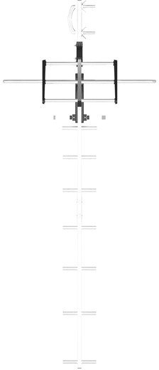 Antena e jashtme TV Standart E560E156N, për mur dhe tarracë