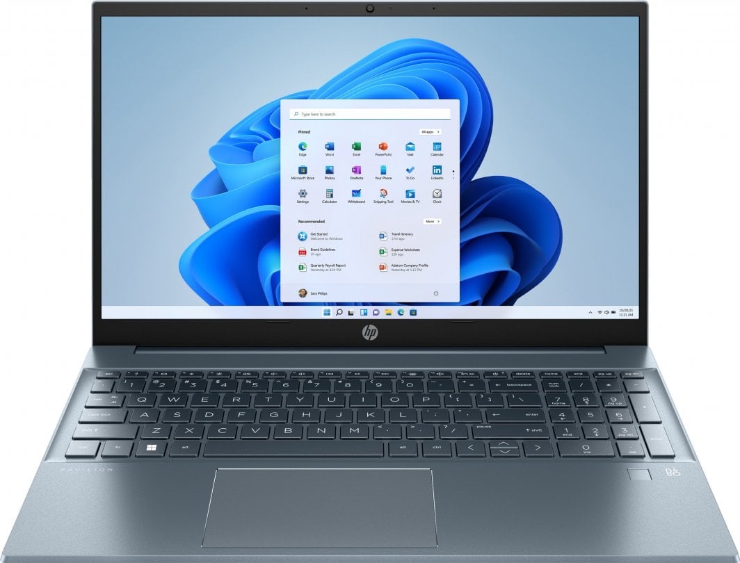 Laptop HP Pavilion 15-eh3144nw, 15.6", AMD Ryzen 5 7530U, 16 GB RAM, 512 GB SSD, i kaltër