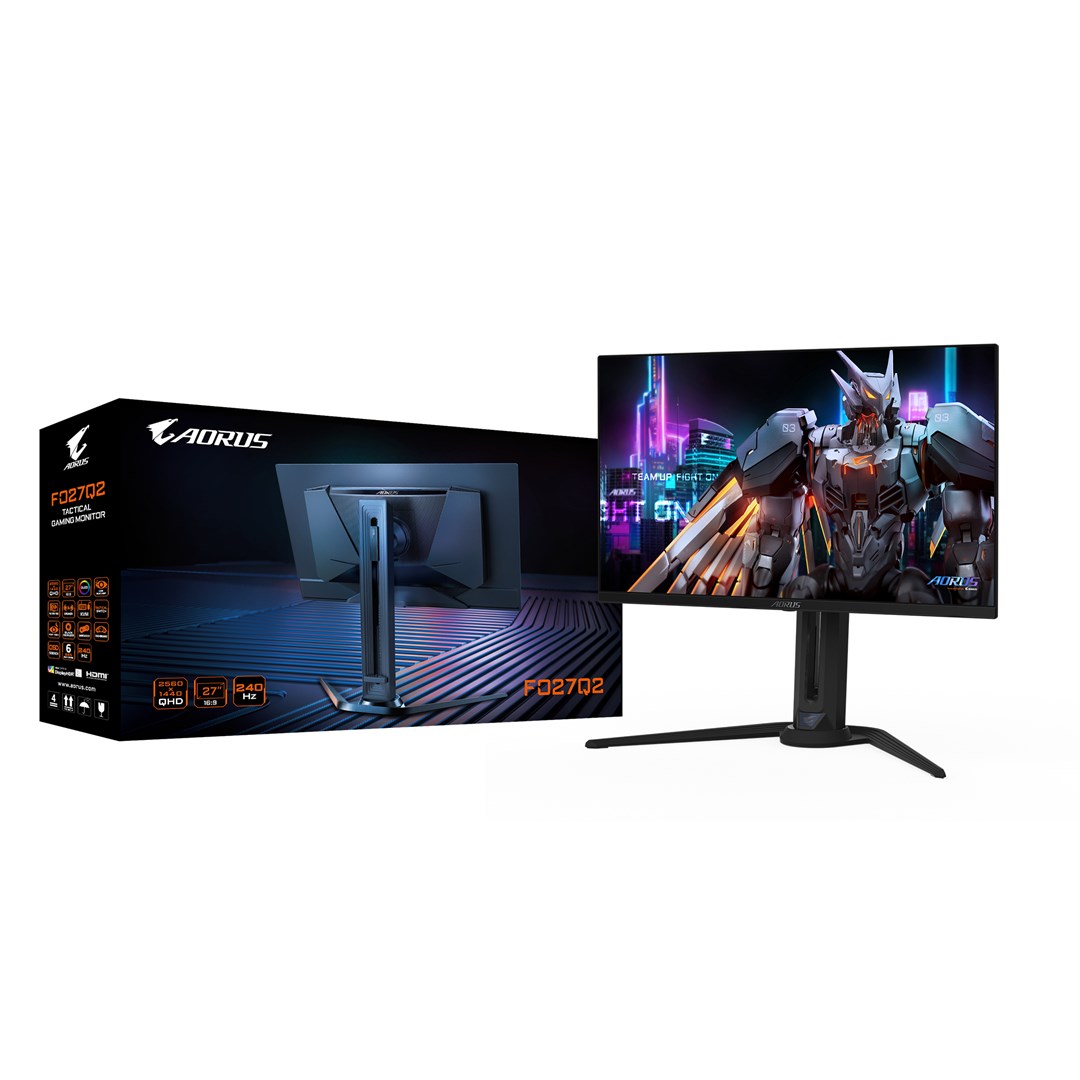 Monitor GIGABYTE AORUS FO27Q2, 27", QHD QD-OLED, i zi