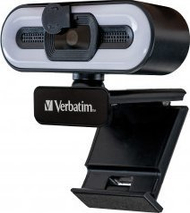 Webcam Verbatim 49579, Full HD 1080p, USB 2.0, e zezë